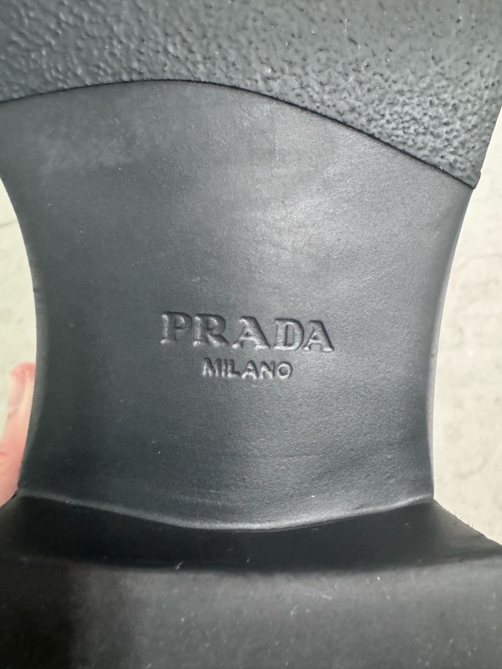 Prada Black Leather Derby Shoes size 36.5 with box - Picture 12 of 17